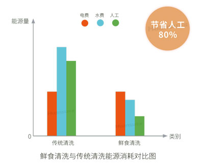 環速食材批量清洗機，快速洗凈食材！