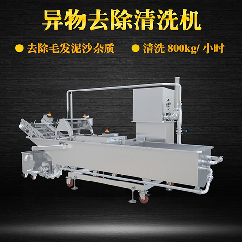 專業(yè)異物去除清洗機(jī)，氣泡清洗，清洗800kg小時(shí)
